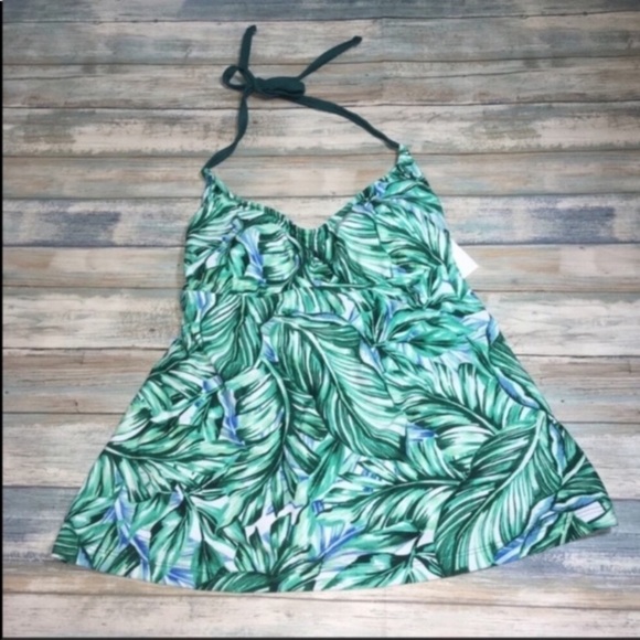 Mossimo Palm Leaf Tankini - Picture 2 of 6